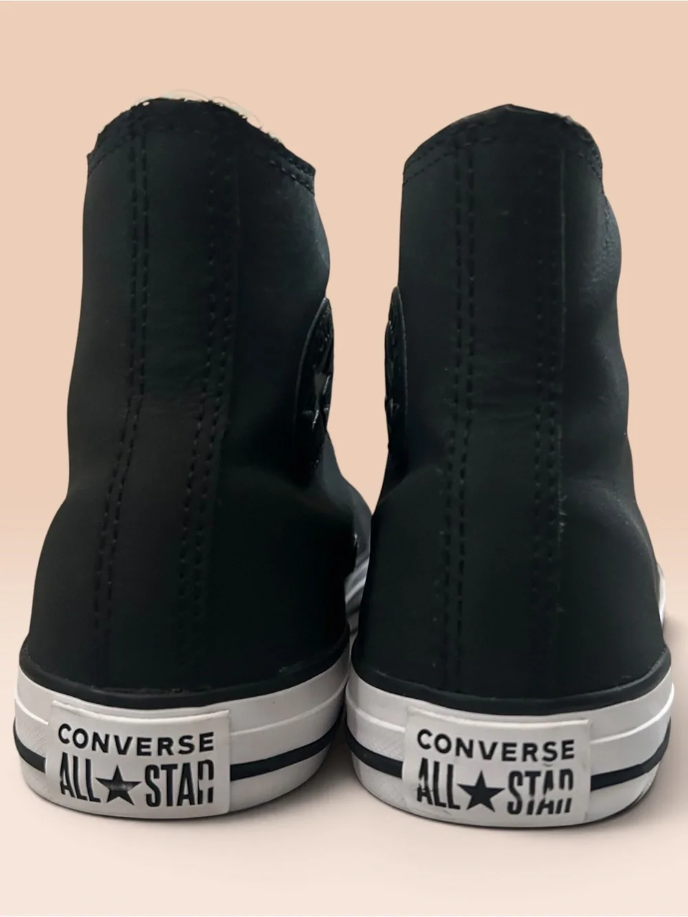 Converse Chuck Taylor Graphite Glitter Leather High Top Sneakers Youth Size 5